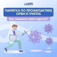 Памятка по профилактике ОРВИ и гриппа.
